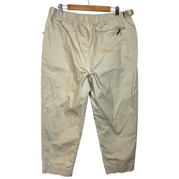 Nike Tech Pack Pants Men Large Beige Utility Cargo Zip Pockets Belted DM5547-206 - Picture 6 of 16